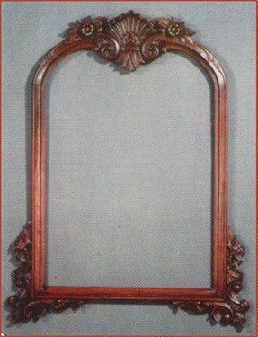 Shell Carved Mirror